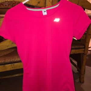 Women’s New Balance dry fit workout t shirt.